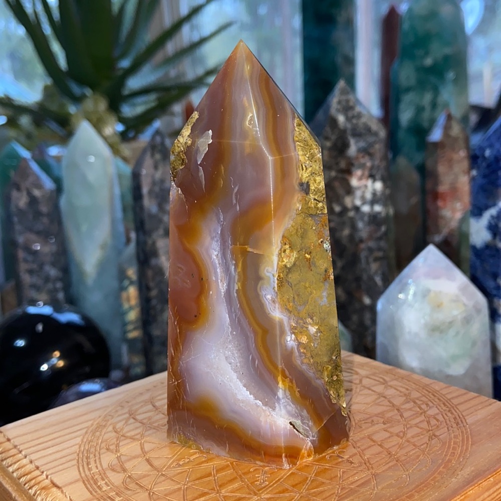 🌸SALE🌸 River Agate Crystal Tower!
